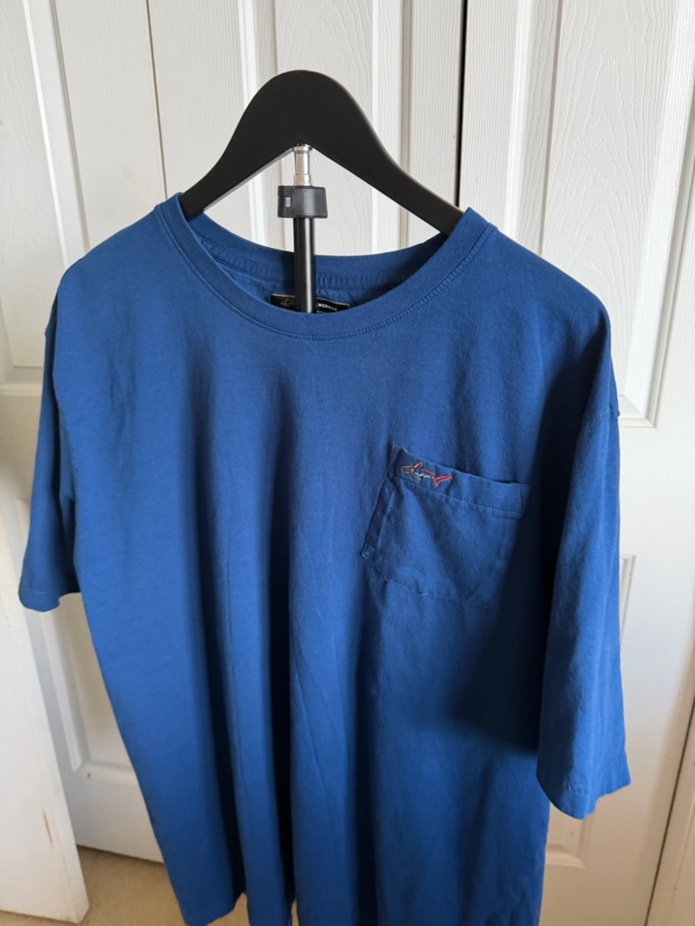 Greg Norman Collection Short Sleeve Pocket Tee - Blue